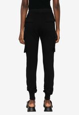 Rick Owens DRKSHDW Mastodon Cargo Pants Black DS02D2339RIG_09