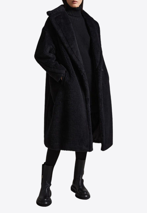 Max Mara Tedgirl Double-Breasted Wool Coat Black 2421016042600TEDGIRL_008