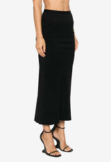 Rick Owens Calf Bias Midi Skirt Black RP02D3334CC_09