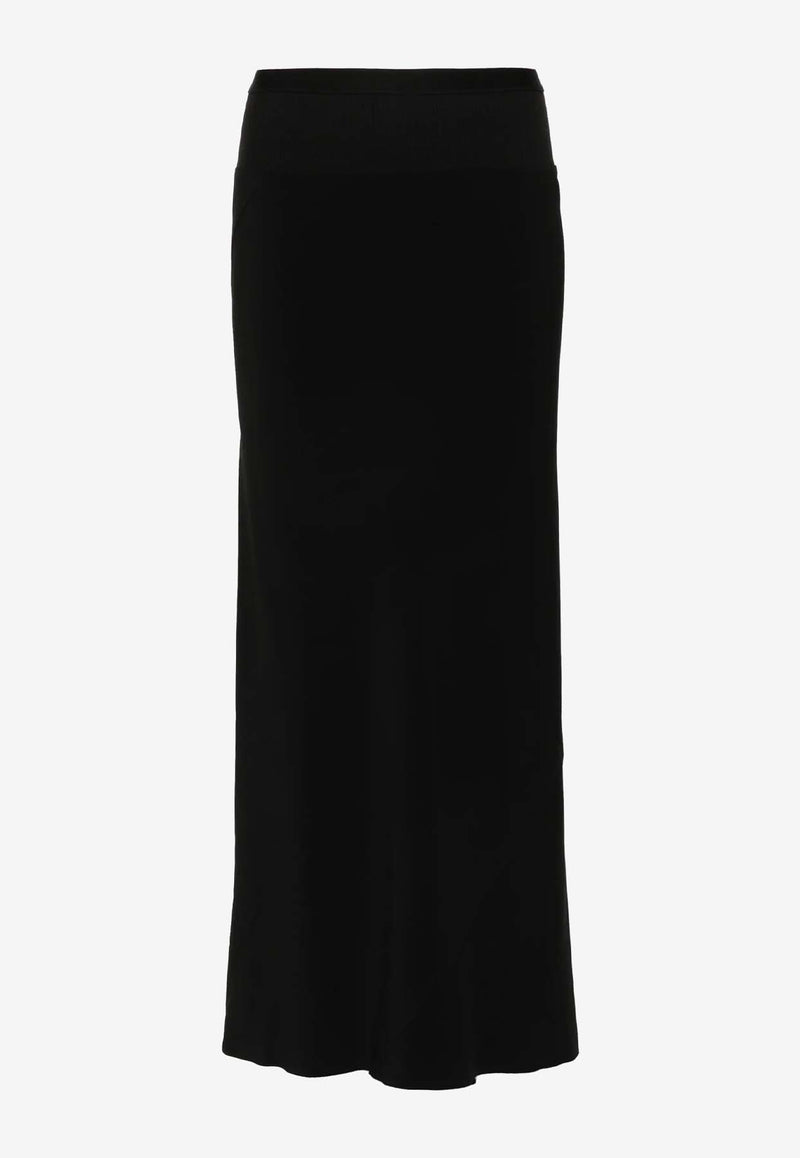 Rick Owens Calf Bias Midi Skirt Black RP02D3334CC_09