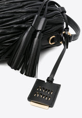 Miu Miu Matelassé Leather Bucket Bag Black 5BE085VOOON88_F0002