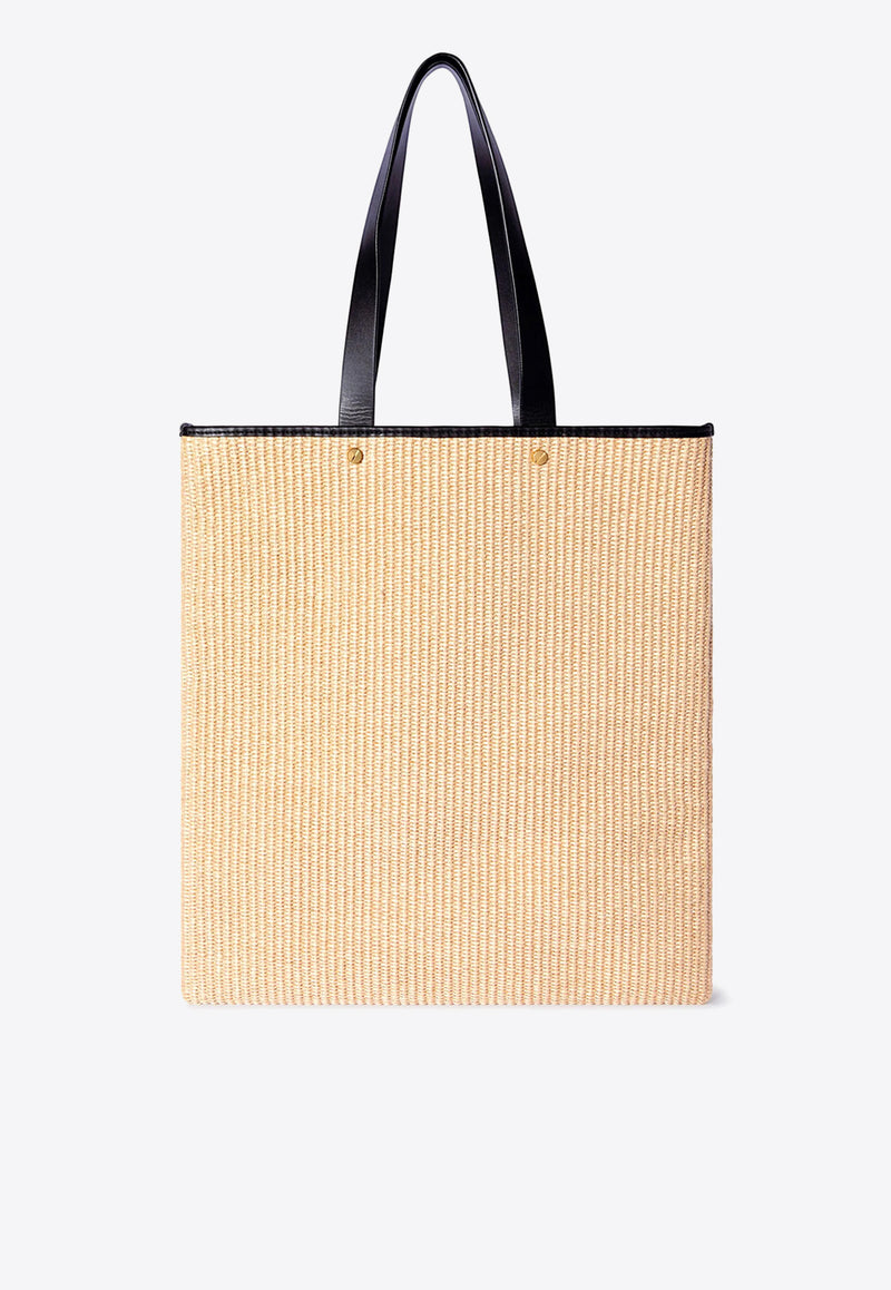 Off-White Day Off Raffia Tote Bag Natural OWNA234F24FAB001_6110