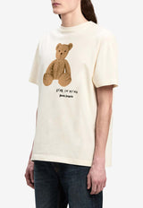 Palm Angels Bear in Mind Printed T-shirt Off-white PMAA001F24JER010_0360