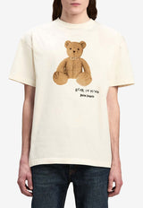 Palm Angels Bear in Mind Printed T-shirt Off-white PMAA001F24JER010_0360