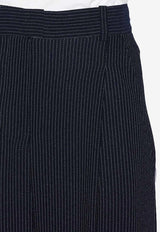 Isabel Marant Romina Pleated Tailored Pants Navy PA0410FCB3F01I_MIEC