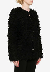 Pinko Faux-Fur Jacket Black 103928A22B_Z99