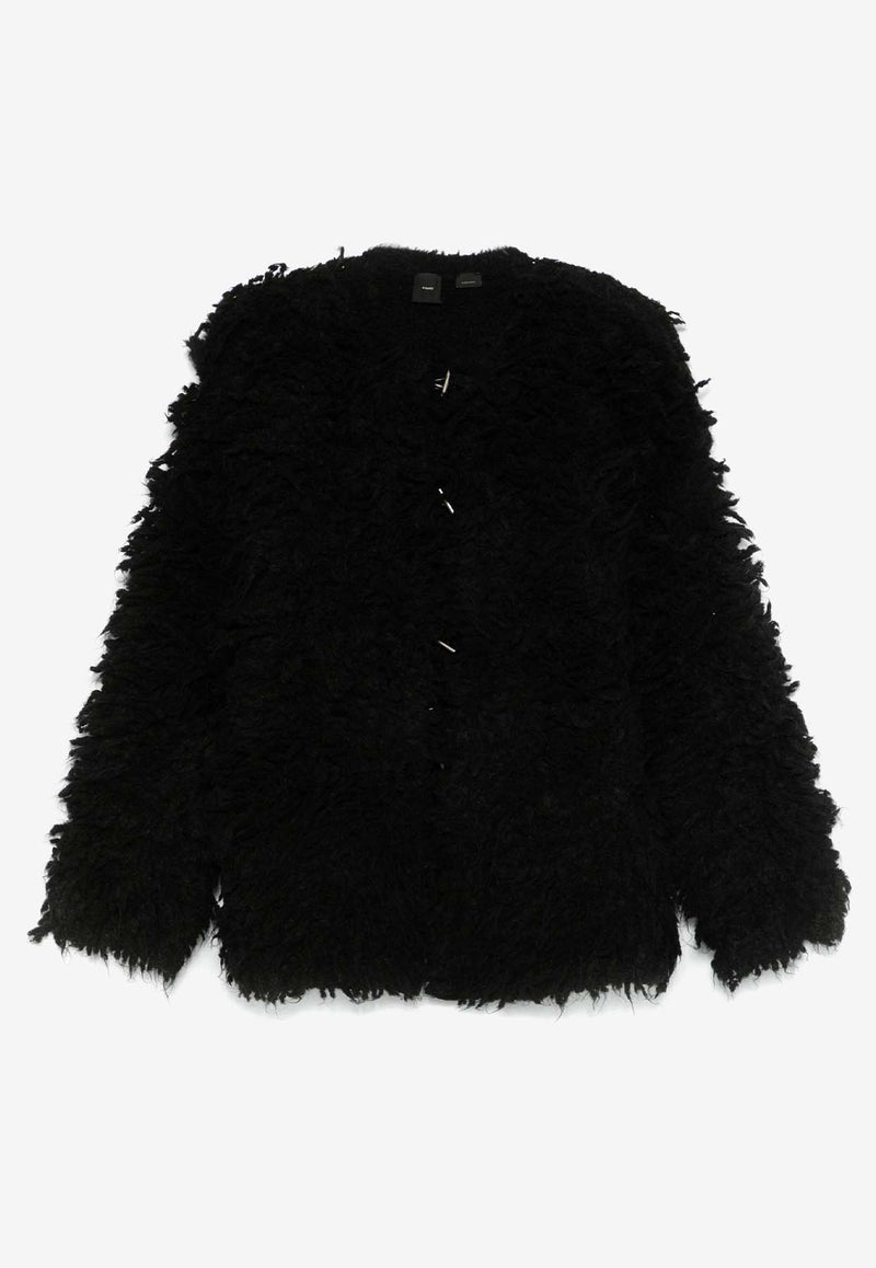 Pinko Faux-Fur Jacket Black 103928A22B_Z99