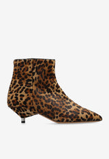 Isabel Marant Eana Leopard Print Ankle Boots Brown BO0121FAB3A13S_99LE