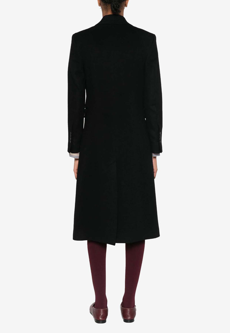 Paul Smith Double-Breasted Long Coat Black W1R250CAN00110_79