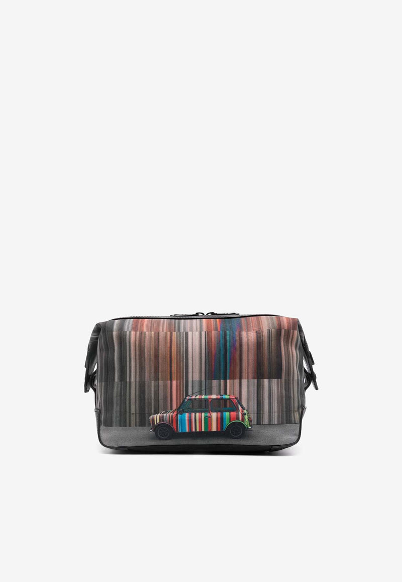 Paul Smith Striped Photograph Print Vanity Bag Multicolor M1A7406NMISTR_PR