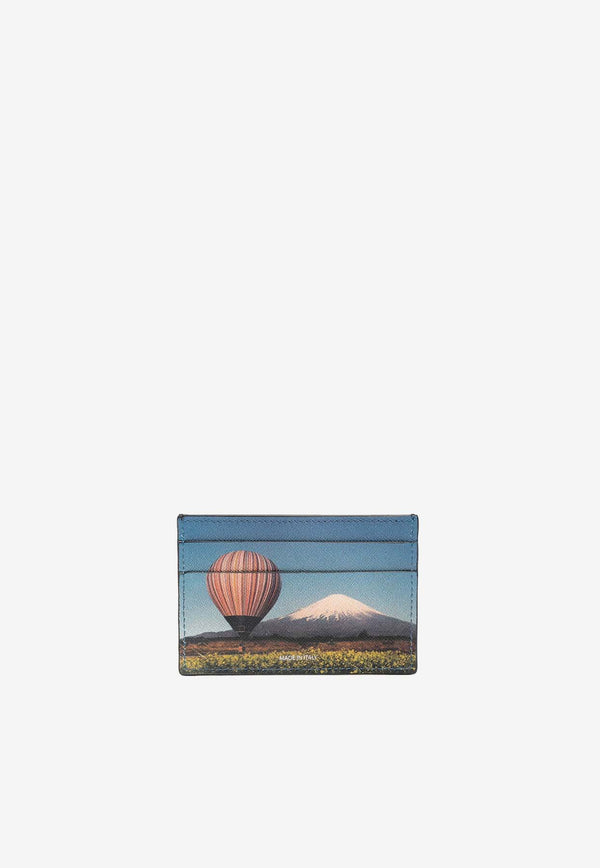 Paul Smith Balloon Mount Fuji Print Leather Cardholder Multicolor M1A4768NMFUJI_79