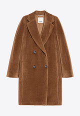 S Max Mara Roseto Alpaca and Wool Coat Camel 2429016193600ROSETO_026