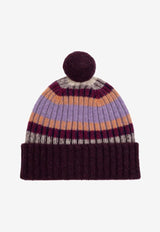 Paul Smith Intarsia Knit Ribbed Knit Beanie Multicolor W1A480MKN179_59