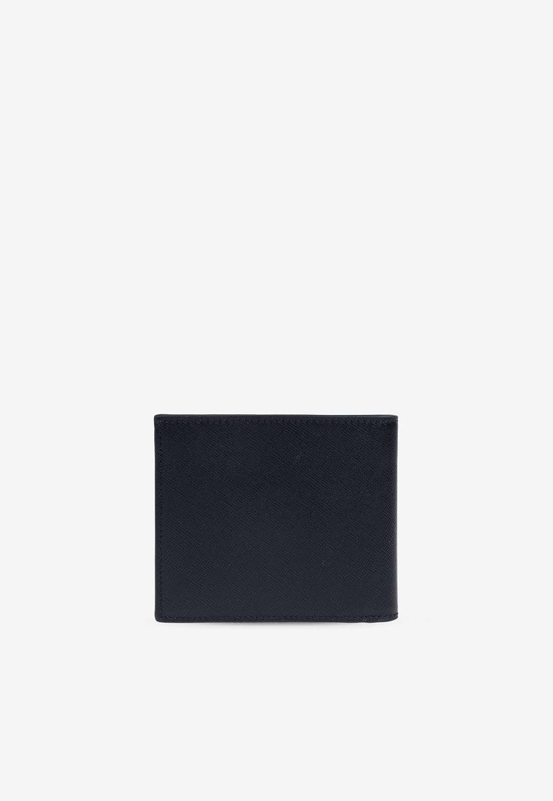 Paul Smith Stripe Balloon Mount Fuji Leather Bi-Fold Wallet Black M1A4832NMFUJI_79