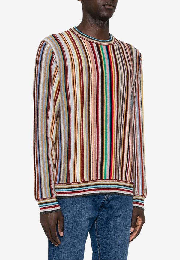 Paul Smith Signature Stripe Cashmere Sweater  Multicolor M1R904YN02502_92