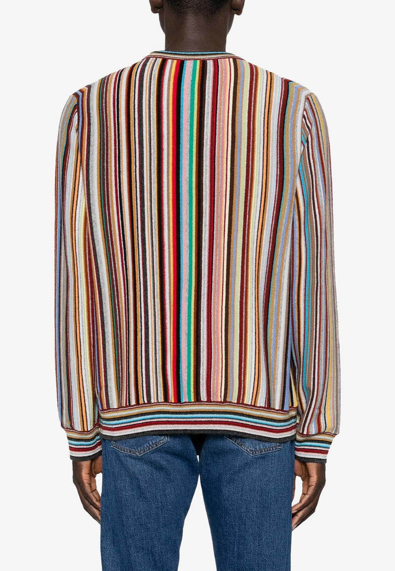 Paul Smith Signature Stripe Cashmere Sweater  Multicolor M1R904YN02502_92