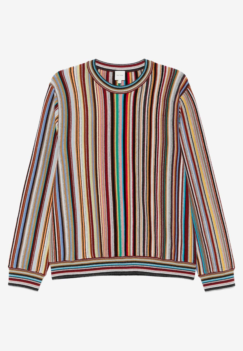 Paul Smith Signature Stripe Cashmere Sweater  Multicolor M1R904YN02502_92