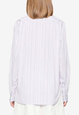 Paul Smith Artist Stripe Long-Sleeved Shirt  White W1R326BN00811_01