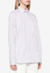 Paul Smith Artist Stripe Long-Sleeved Shirt  White W1R326BN00811_01