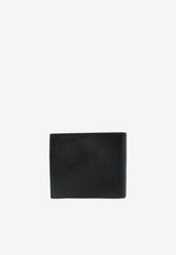 Paul Smith Logo Stamp Leather Bi-Fold Wallet Black M1A4833NMFUJI_79