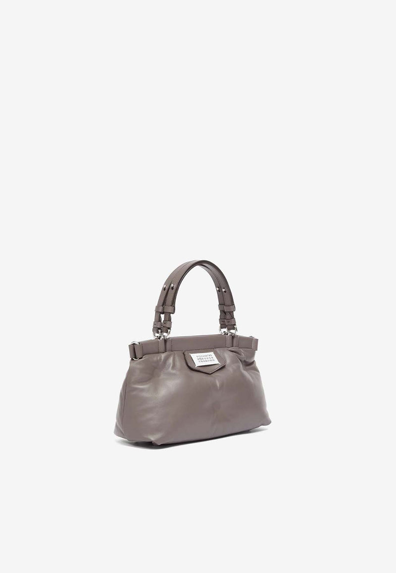 Maison Margiela Small Glam Slam Nappa Leather Shoulder Bag Gray SB2WD0077P4300_T2152