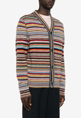 Paul Smith Striped Buttoned Cardigan Multicolor M1R910YN02503_92