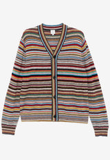 Paul Smith Striped Buttoned Cardigan Multicolor M1R910YN02503_92