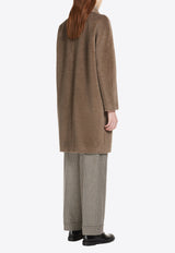 S Max Mara Roseto Alpaca and Wool Coat Brown 2429016193600ROSETO_031