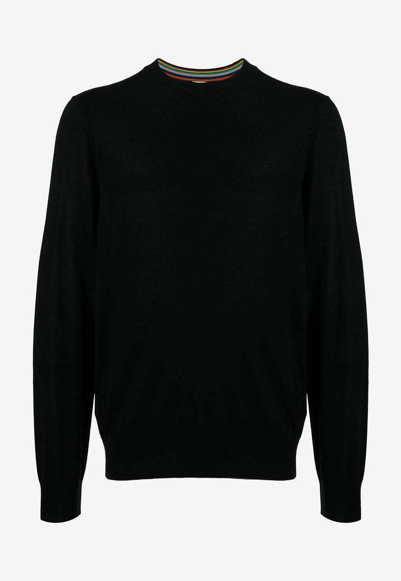 Paul Smith Fine Knit Wool Sweater Black M1R562XM02093_79