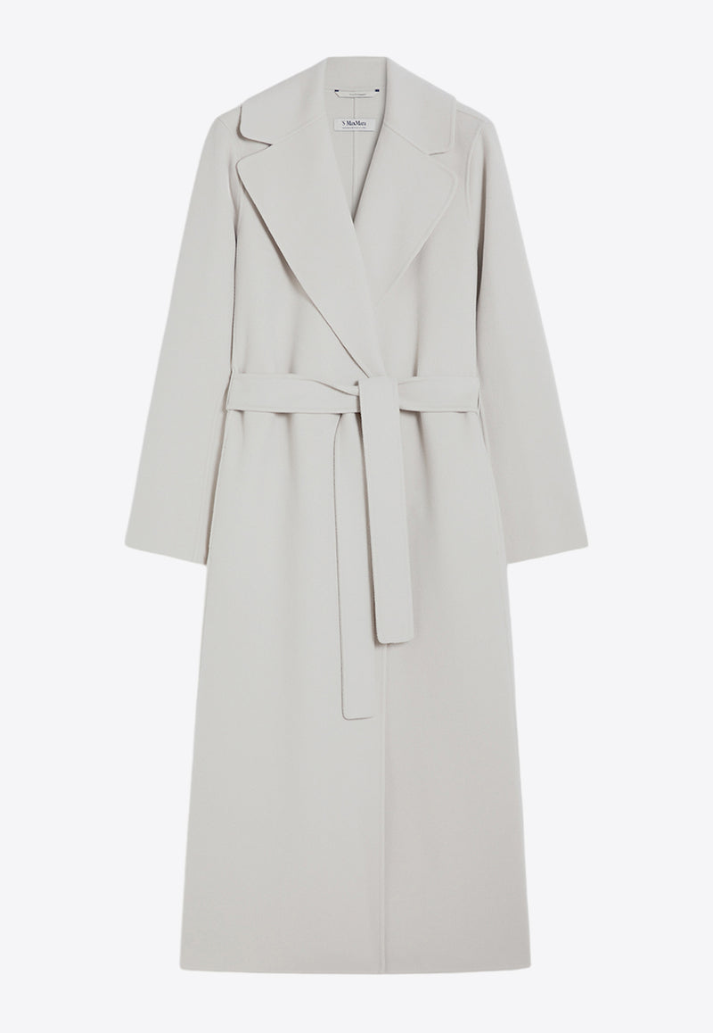 S Max Mara Poldo Belted Wool Coat Pearl 2429016043600POLDO_011