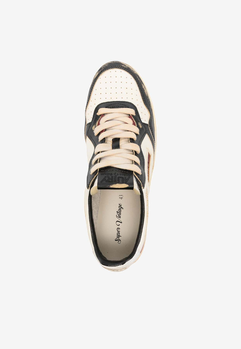 Autry Action Leather Sneakers Beige AVLMLB_01