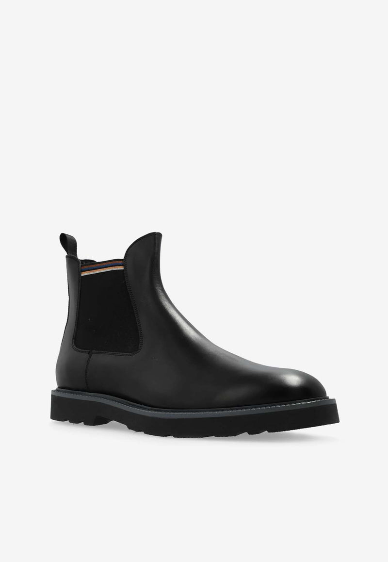 Paul Smith Argo Leather Ankle Boots Black M1SAGO05NPAR_79