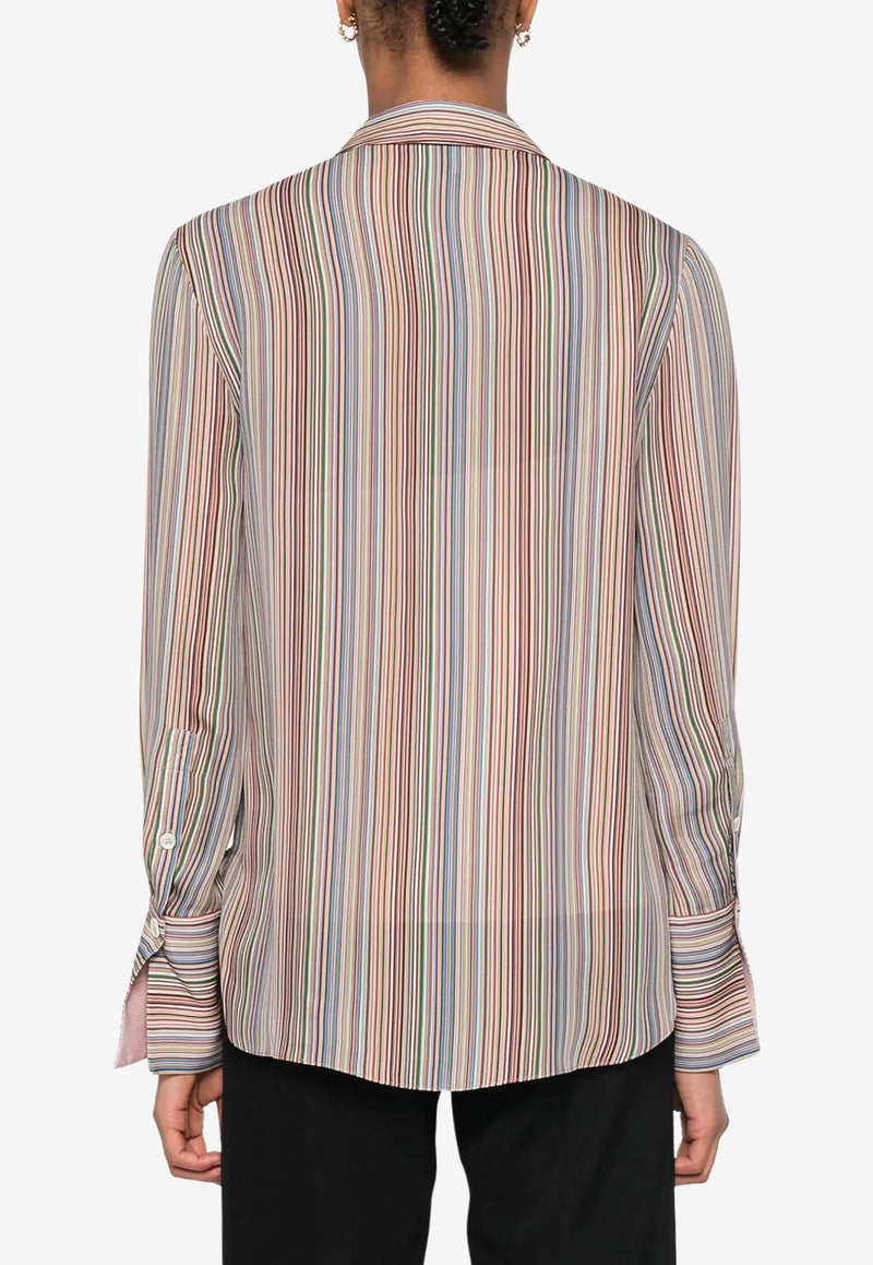 Paul Smith Striped Long-Sleeved Shirt  Multicolor W1R358BN11047_92