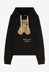 Palm Angels Bear in Mind Hooded Sweatshirt Black PMBB167F24FLE001_1060