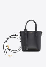 Saint Laurent Mini Toy Calf Leather Tote Bag Black 773995AADDI_1000