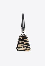 Marc Jacobs The Large Zebra Haircalf Shoulder Bag Monochrome 2F4HSH013H04_005