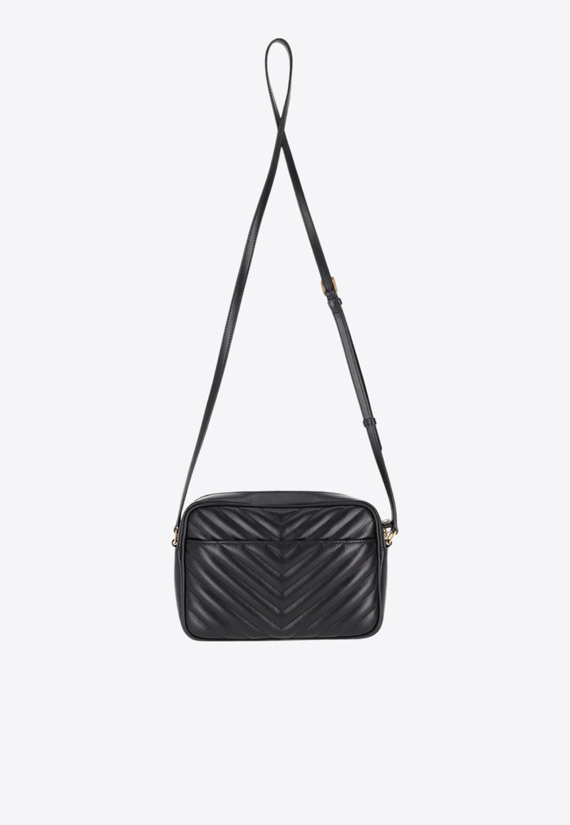 Saint Laurent Lou Quilted Leather Camera Bag Black 761554DV707_1000