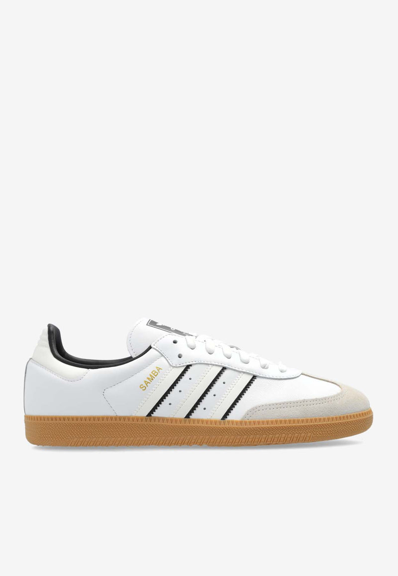 Adidas Originals Samba OG Leather Low-Top Sneakers White ID1480 F-FTWWHT OWHITE CBLACK