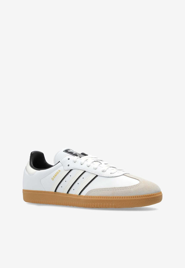 Adidas Originals Samba OG Leather Low-Top Sneakers White ID1480 F-FTWWHT OWHITE CBLACK