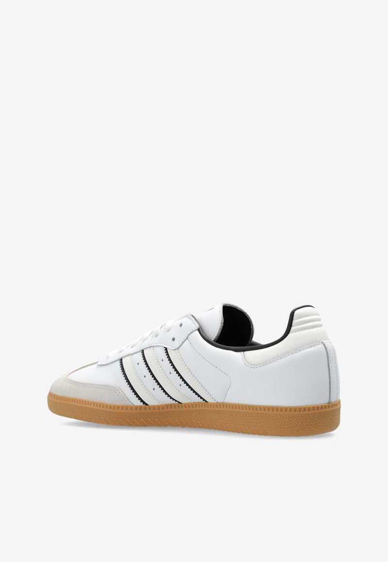 Adidas Originals Samba OG Leather Low-Top Sneakers White ID1480 F-FTWWHT OWHITE CBLACK