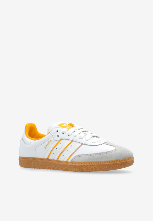 Adidas Originals Samba OG Leather Low-Top Sneakers White ID1479 F-FTWWHT CRYWHT CREYEL