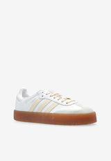 Adidas Originals Sambae Leather Low-Top Sneakers White IE9107 0-FTWWHT WONWHI OWHITE