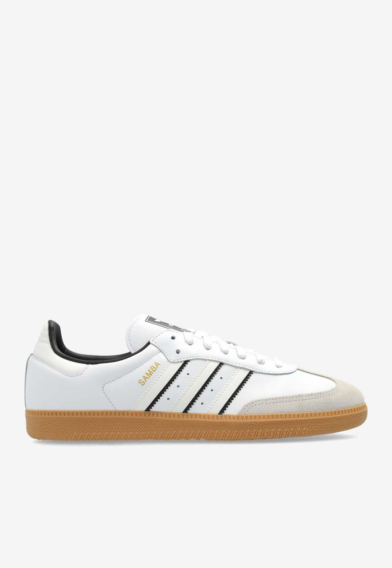 Adidas Originals Samba OG Leather Low-Top Sneakers White ID1480 M-FTWWHT OWHITE CBLACK