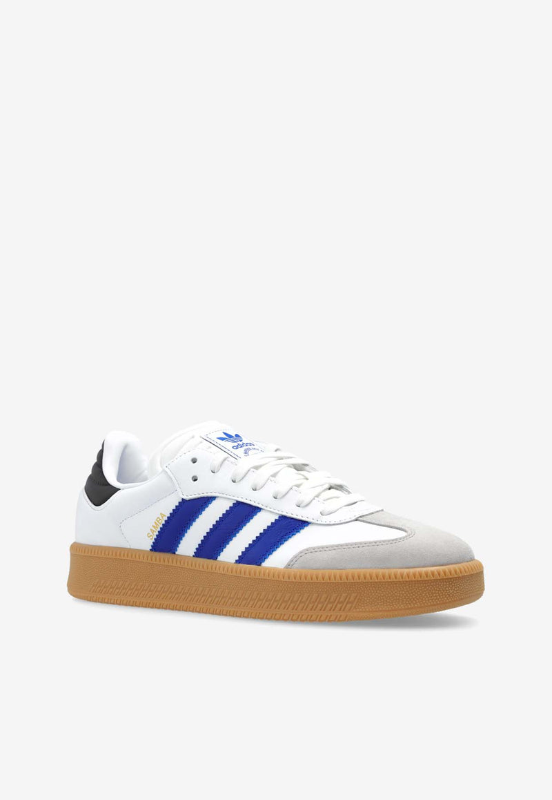 Adidas Originals Samba XLG Leather Low-Top Sneakers White IE9182 M-FTWWHT ROYBLU PANTON