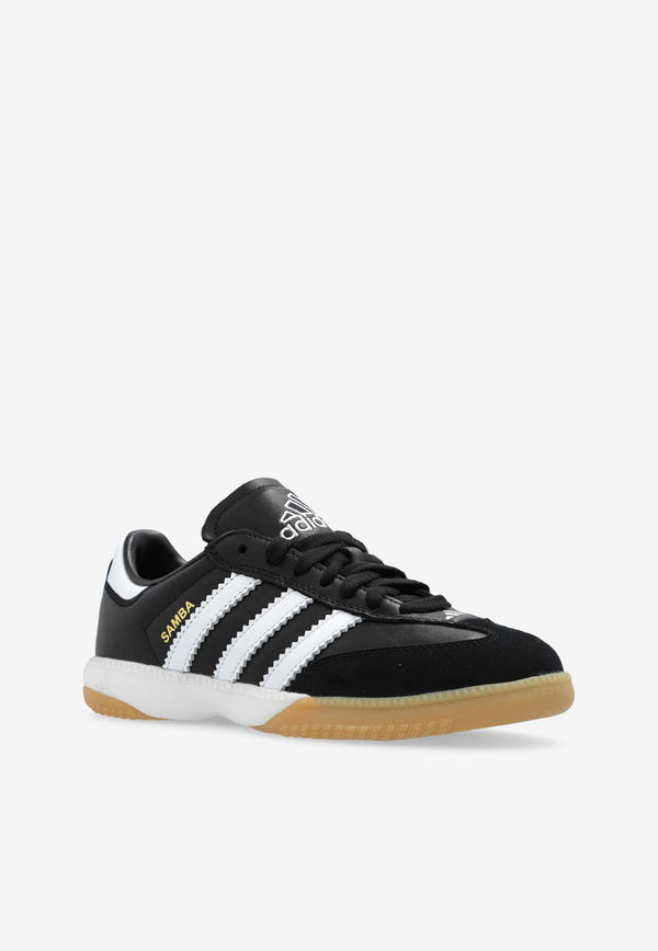 Adidas Originals Samba MN Leather Low-Top Sneakers Black IF1952 M-CBLACK FTWWHT GUM3