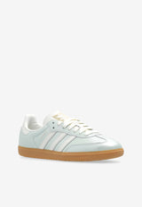 Adidas Originals Samba OG Leather Low-Top Sneakers Green IG1965 0-LINGRN OWHITE CYBEMT