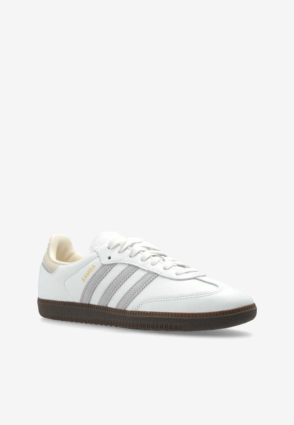 Adidas Originals Samba OG Leather Low-Top Sneakers White IH4880 F-CWHITE GRETWO CREWHT