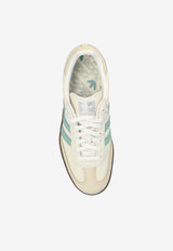 Adidas Originals Samba OG Leather Low-Top Sneakers Cream IH2752 0-CLOWHI HAZGRN WONWHI