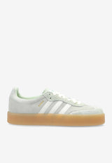 Adidas Originals Sambae Suede Low-Top Sneakers Green JI3881 0-LINGRN OWHITE CRYJAD