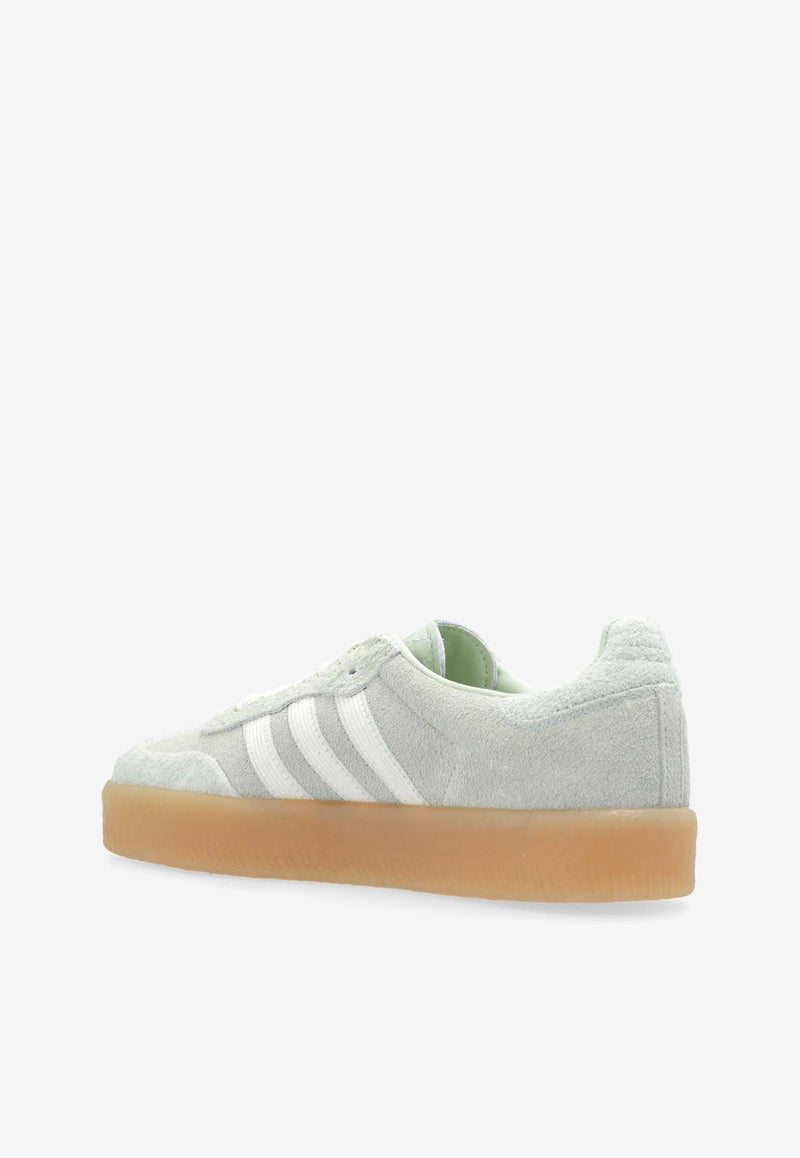 Adidas Originals Sambae Suede Low-Top Sneakers Green JI3881 0-LINGRN OWHITE CRYJAD